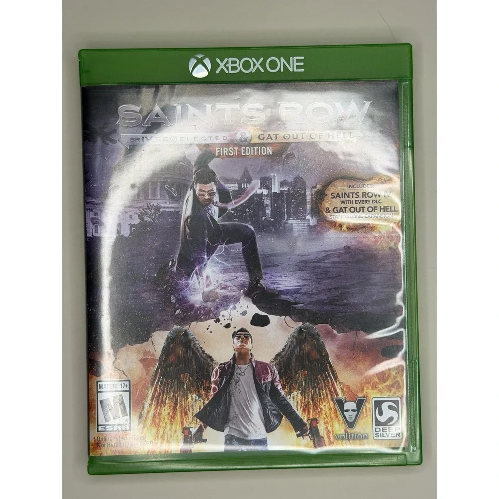 Saints Row IV Re-Elected & Gat Out of Hell Combo (Microsoft Xbox One, 2015)